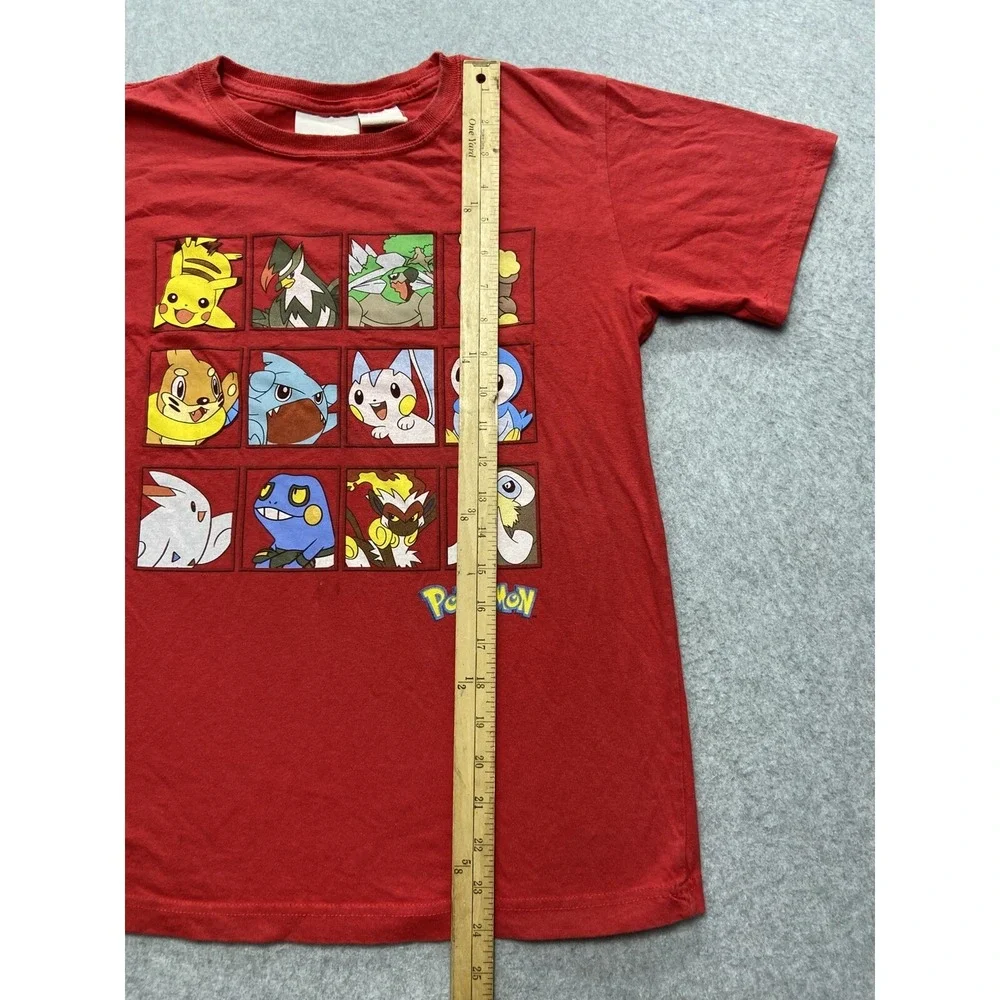 Pokemon Y2K Red Nintendo Youth Size 18 Red‎ TShirt